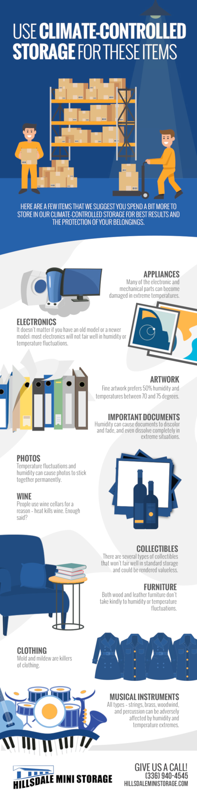 Use Climate-Controlled Storage for These Items [infographic]