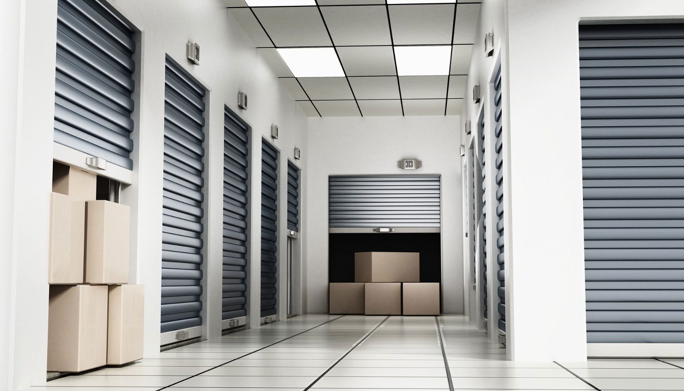 Most climate-controlled storage units are indoors